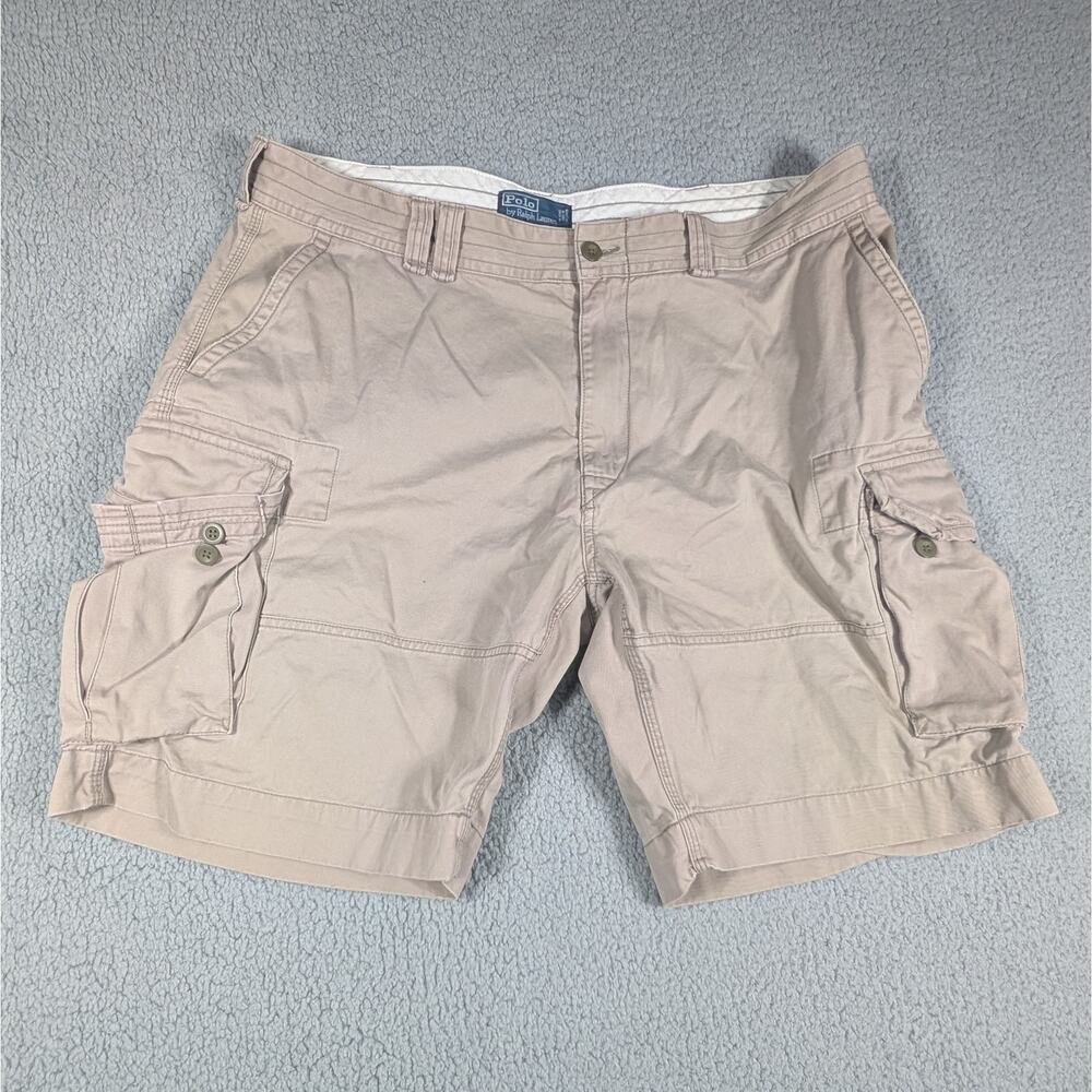 Polo Ralph Lauren Cargo Shorts Mens 40 Classic Outdoor Utility Multi Pocket Shor